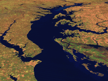 Chesapeake Bay. Credit: NASA