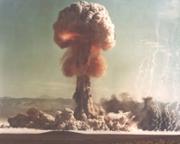 Aboveground nuclear test conducted at the Nevada Test Site on May 25, 1953. Credit: Nevada Department of Environmental Protection